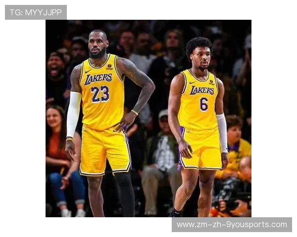 詹姆斯父子同场竞技，历史首次引爆全美关注，詹姆斯父子对决